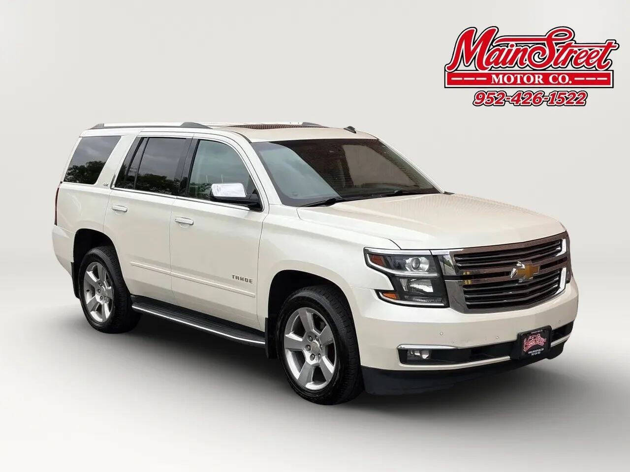 White 2015 Chevrolet Tahoe LTZ 4WD SUV / Crossover Four-Wheel Drive 6-Speed Automatic