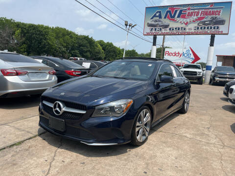 2019 Mercedes-Benz CLA for sale at ANF AUTO FINANCE in Houston TX