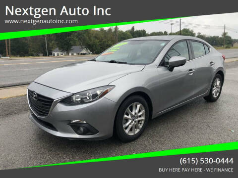 2016 Mazda MAZDA3 for sale at Nextgen Auto Inc in Smithville TN