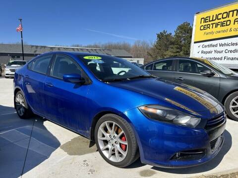 2013 Dodge Dart for sale at Newcombs North Certified Auto Sales in Metamora MI