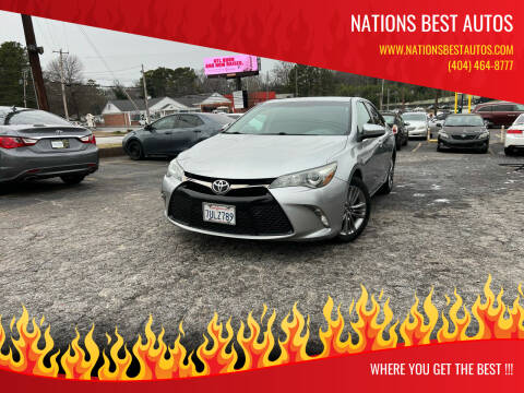 2015 Toyota Camry for sale at Nations Best Autos in Decatur GA