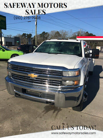 2016 Chevrolet Silverado 3500HD for sale at Safeway Motors Sales in Laurinburg NC