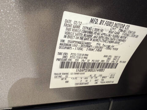 2012 Ford Taurus SEL