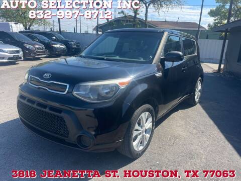 2015 Kia Soul for sale at Auto Selection Inc. in Houston TX