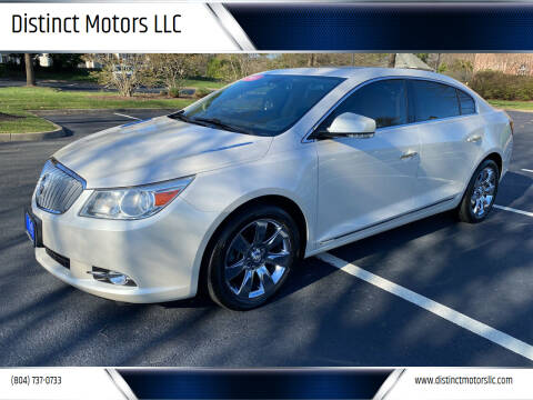 2011 Buick LaCrosse for sale at Distinct Motors LLC in Mechanicsville VA