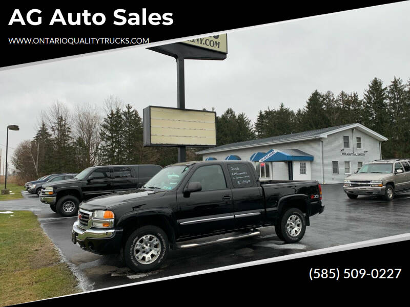 2006 GMC Sierra 1500 for sale at AG Auto Sales in Ontario NY