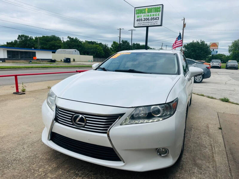 2013 Lexus ES 350 for sale at Shock Motors in Garland TX