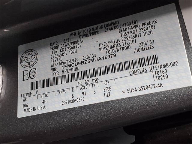 2021 Ford Escape Hybrid SE