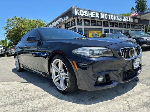 2014 BMW 5 Series for sale at Kosher Motors in Hollywood FL