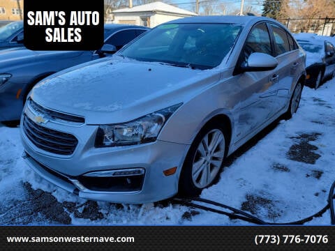 2015 Chevrolet Cruze for sale at SAM'S AUTO SALES in Chicago IL