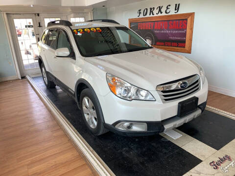2010 Subaru Outback for sale at Forkey Auto & Trailer Sales in La Fargeville NY