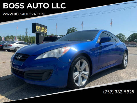 2010 Hyundai Genesis Coupe for sale at BOSS AUTO LLC in Norfolk VA