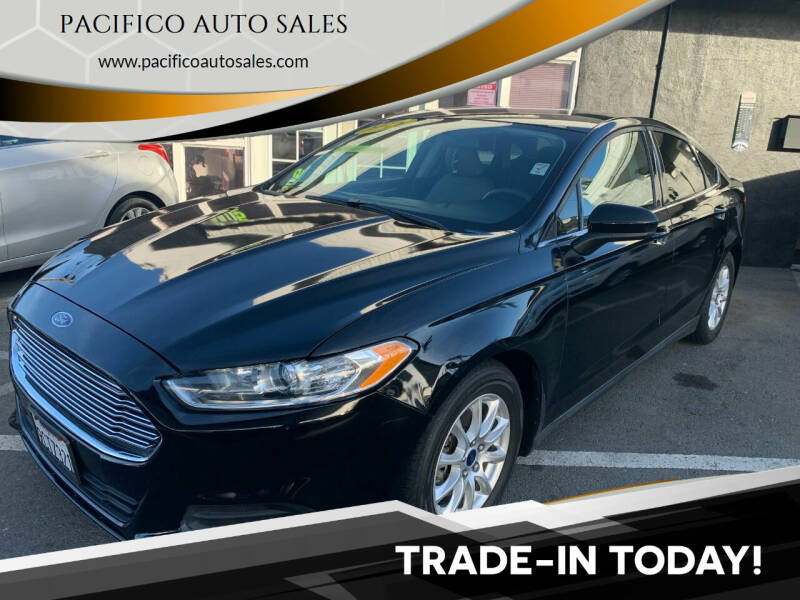 2016 Ford Fusion for sale at PACIFICO AUTO SALES in Santa Ana CA