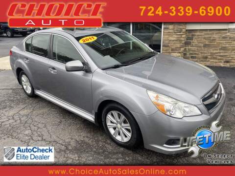 2011 Subaru Legacy for sale at CHOICE AUTO SALES in Murrysville PA