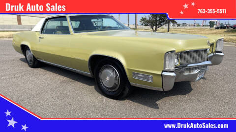 1969 Cadillac Eldorado for sale at Druk Auto Sales in Ramsey MN