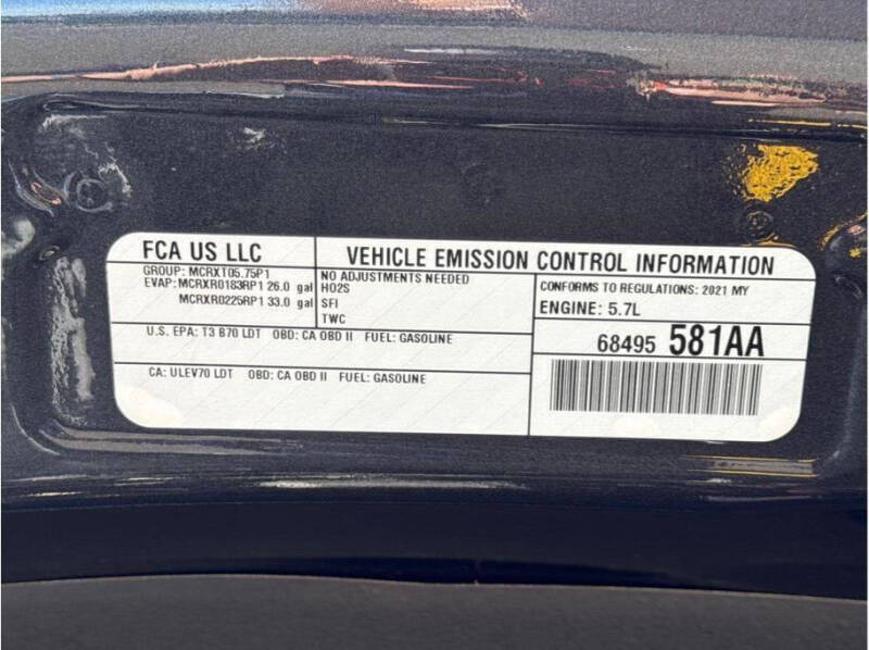 2021 RAM 1500