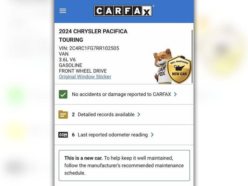 2024 Chrysler Pacifica Touring