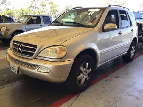 2003 Mercedes-Benz M-Class for sale at SoCal Auto Auction in Ontario CA