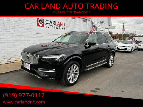 2016 Volvo XC90 for sale at CAR LAND  AUTO TRADING in Raleigh NC