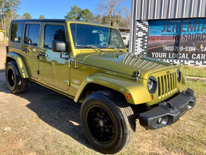 2007 Jeep Wrangler Unlimited for sale at Jeremiah 29:11 Auto Sales in Avinger TX