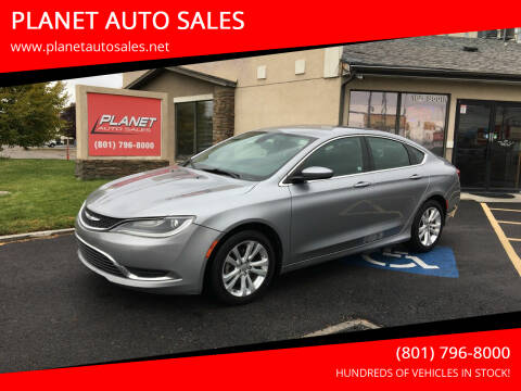 2016 Chrysler 200 for sale at PLANET AUTO SALES in Lindon UT