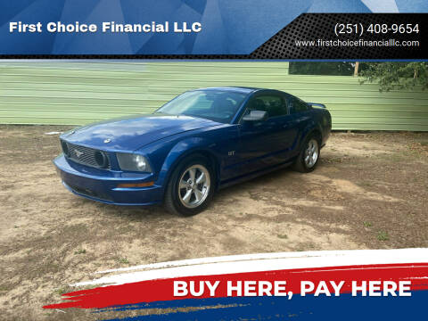 2008 Ford Mustang for sale at First Choice Financial LLC in Semmes AL