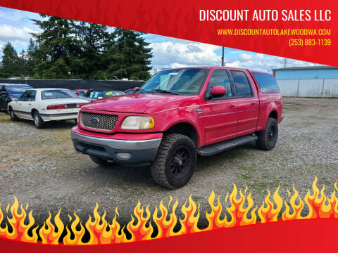 2001 Ford F-150 for sale at DISCOUNT AUTO SALES LLC in Spanaway WA