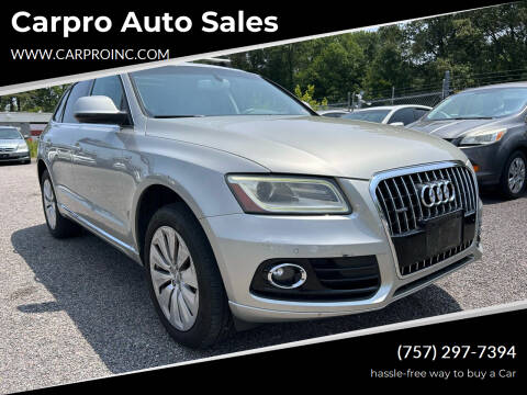 2013 Audi Q5 Hybrid for sale at Carpro Auto Sales in Chesapeake VA