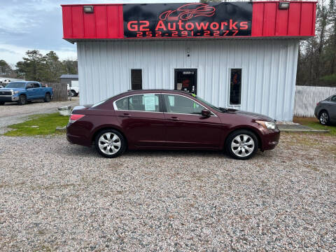 2008 Honda Accord for sale at G2 Autoworks in Elm City NC