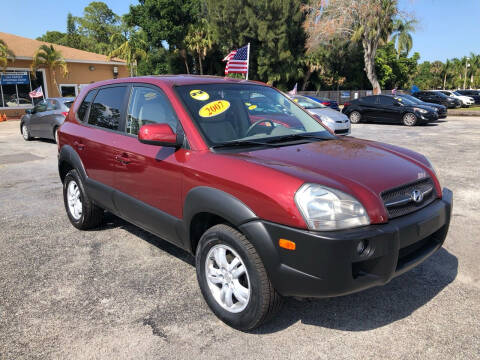 2007 Hyundai Tucson for sale at Palm Auto Sales in West Melbourne FL