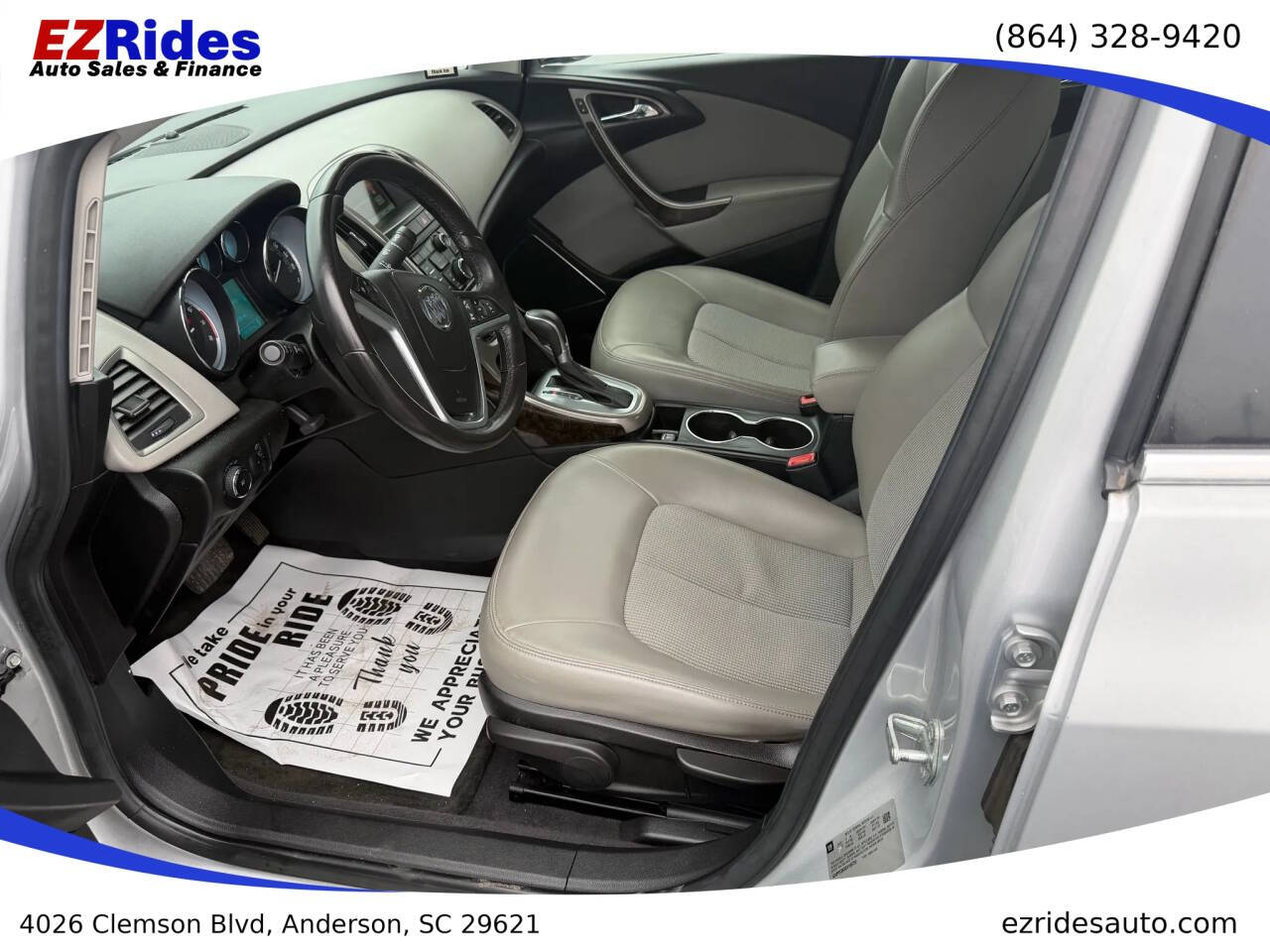 Silver 2012 Buick Verano Base Base 4dr Sedan 6