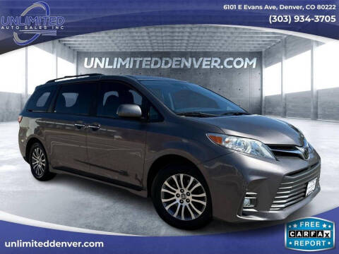 2020 Toyota Sienna for sale at Unlimited Auto Sales in Denver CO