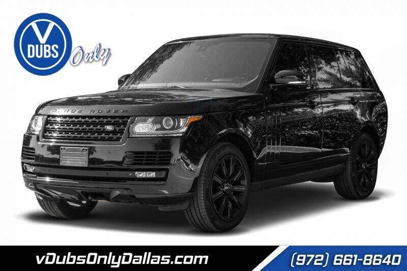 2015 Land Rover Range Rover for sale at VDUBS ONLY in Plano TX