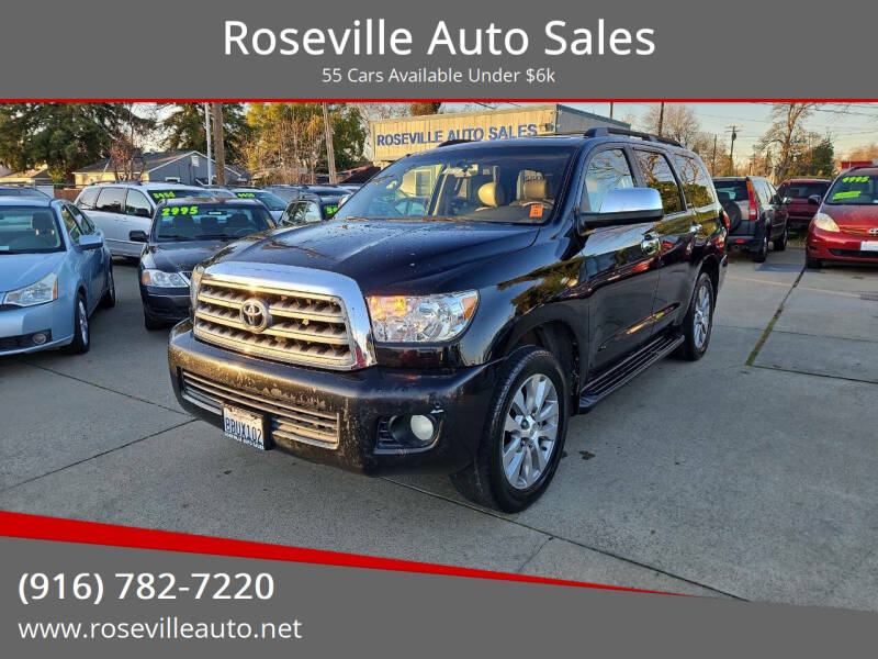 2010 Toyota Sequoia for sale at Roseville Auto Sales in Roseville CA