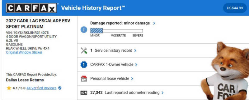 2022 Cadillac Escalade ESV Sport Platinum
