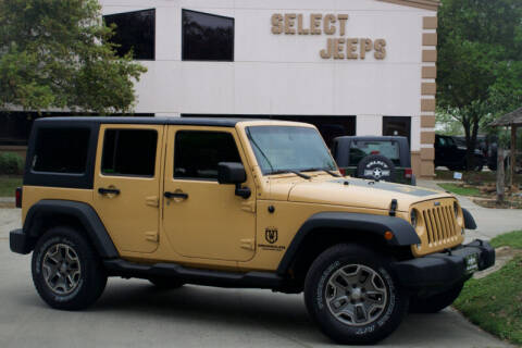 2014 Jeep Wrangler Unlimited for sale at SELECT JEEPS INC in League City TX