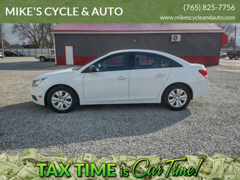 2014 Chevrolet Cruze for sale at MIKE'S CYCLE & AUTO in Connersville IN