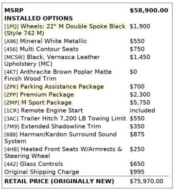 2020 BMW X5 sDrive40i