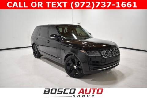 2019 Land Rover Range Rover for sale at Bosco Auto Group in Flower Mound TX
