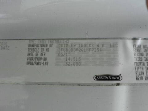 2016 Freightliner Cascadia