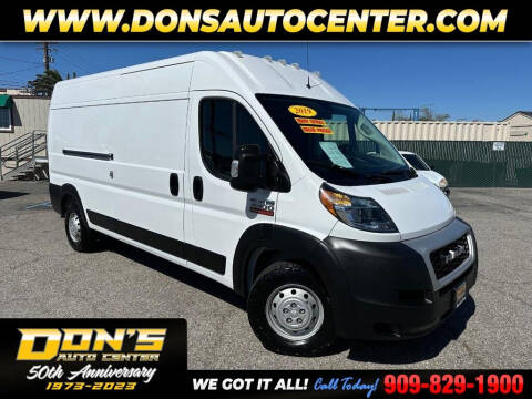 2019 RAM ProMaster for sale at Dons Auto Center in Fontana CA