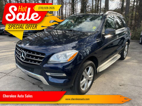 2015 Mercedes-Benz M-Class for sale at Cherokee Auto Sales in Acworth GA