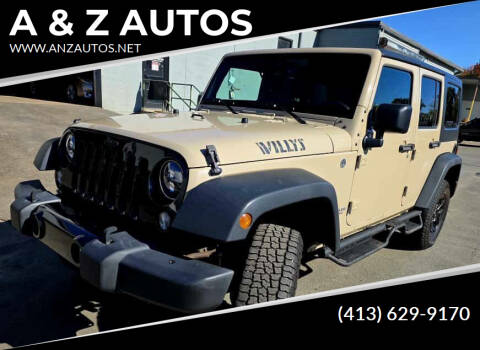 2016 Jeep Wrangler Unlimited Willys Wheeler W