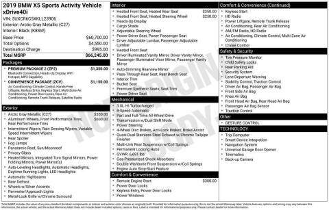 2019 BMW X5 xDrive40i