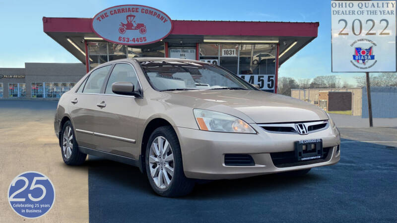 2007 Honda Accord for sale at The Carriage Company in Lancaster OH