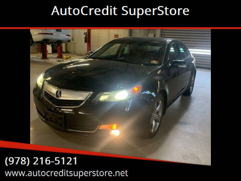 2012 Acura TL for sale at AutoCredit SuperStore in Lowell MA