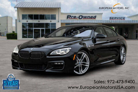 2017 BMW 6 Series for sale at European Motors Inc in Plano TX