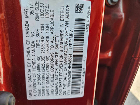 2017 Honda CR-V EX