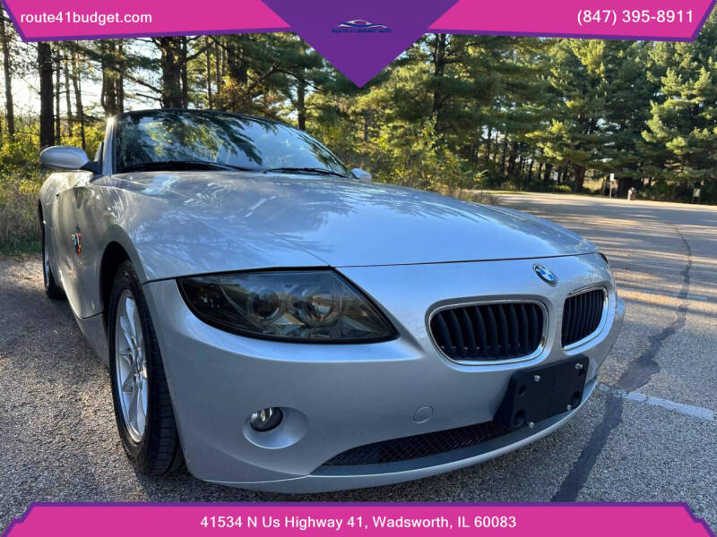 2003 BMW Z4 for sale at Route 41 Budget Auto in Wadsworth IL