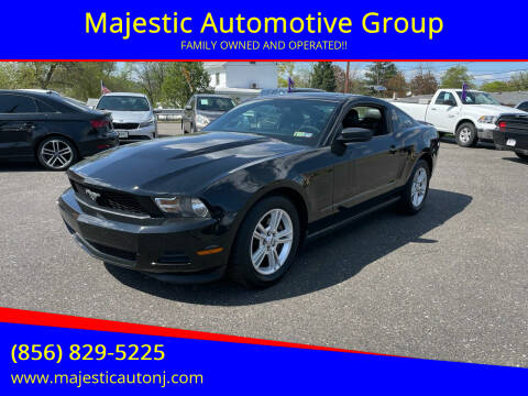 2012 Ford Mustang for sale at Majestic Automotive Group in Cinnaminson NJ